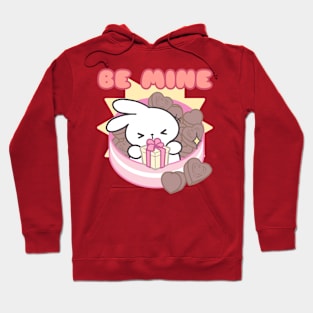 Cute Bunny Valentine, Be Mine Hoodie